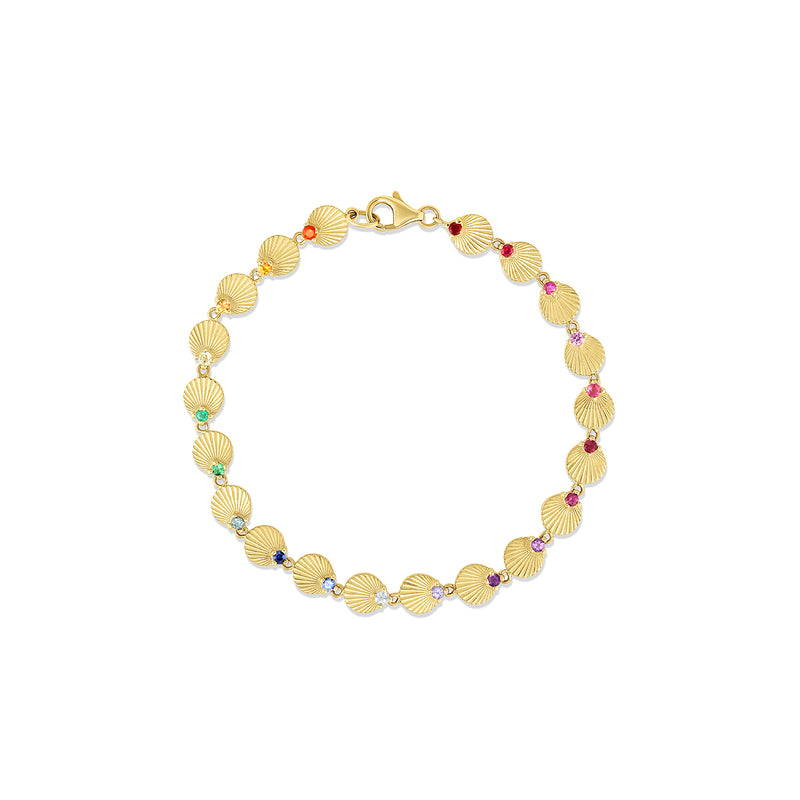 Infinite Light Rainbow Gemstone Tennis Bracelet