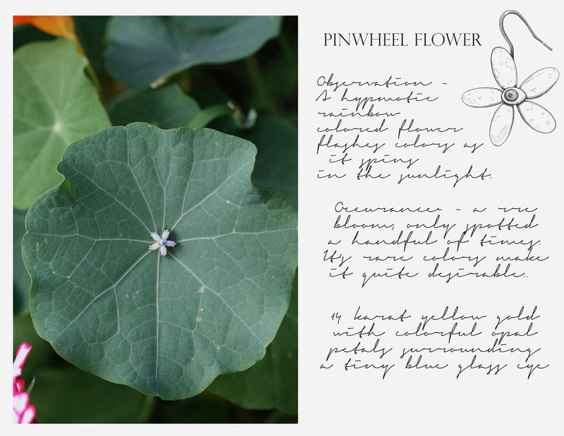 Opal Pinwheel Flower