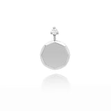 Faceted Medallion Charm