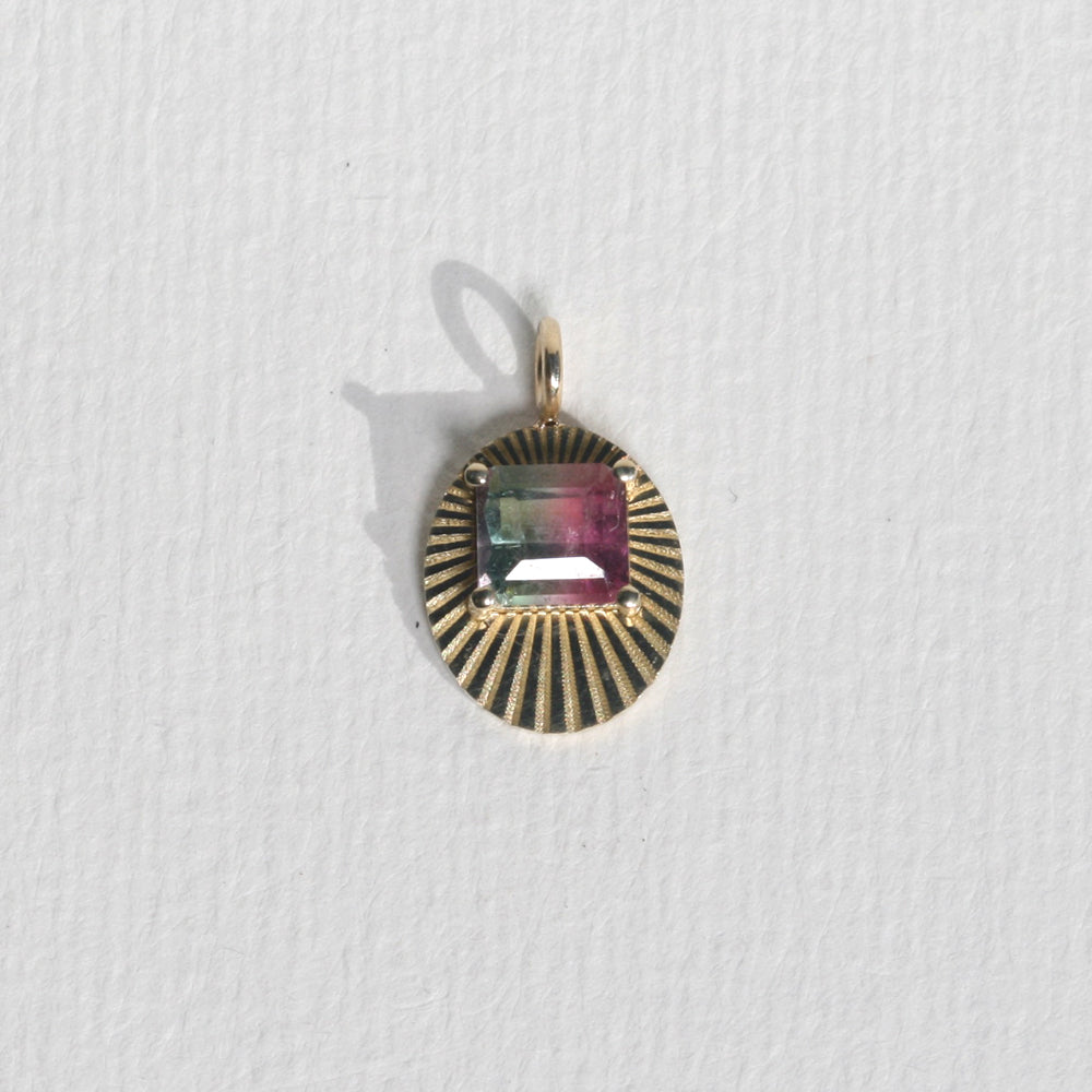 Watermelon tourmaline Joy Light Charm