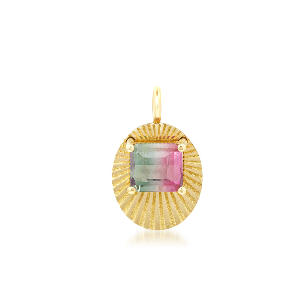 Watermelon tourmaline Joy Light Charm